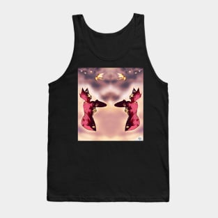 Free Robots of Pepper-Pot Land [Digital Fantasy Illustration] version 2 Tank Top